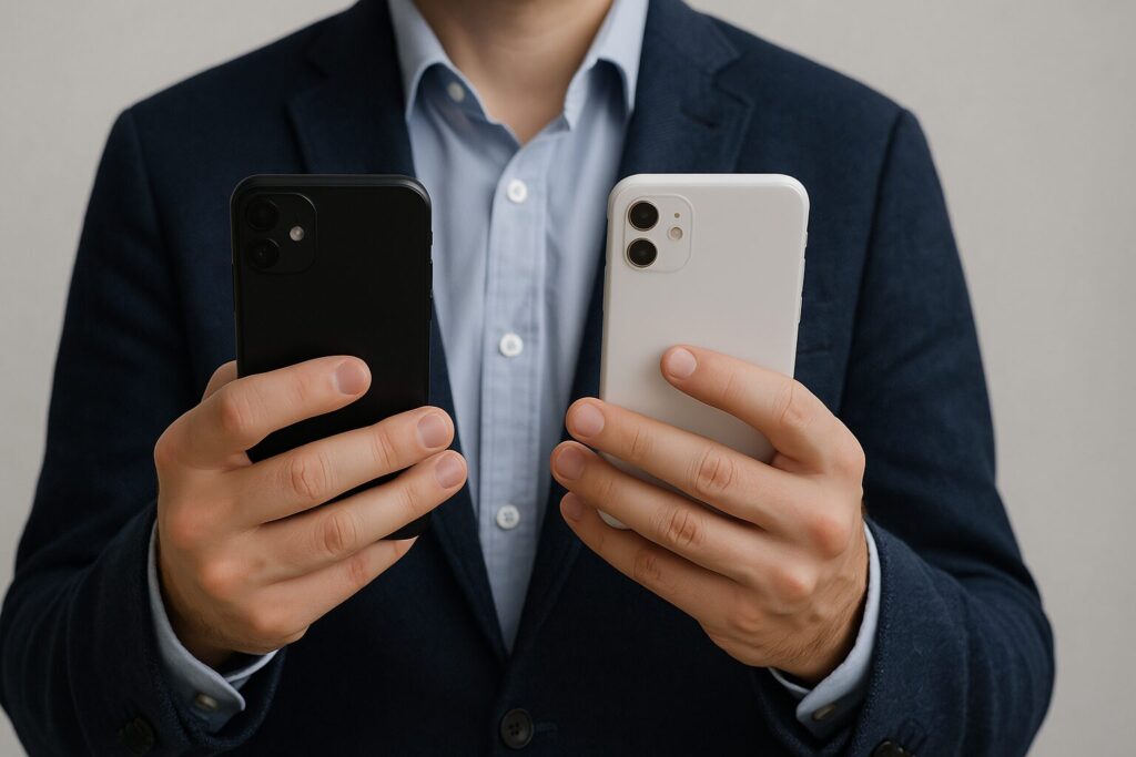 Someone-using-two-smartphones