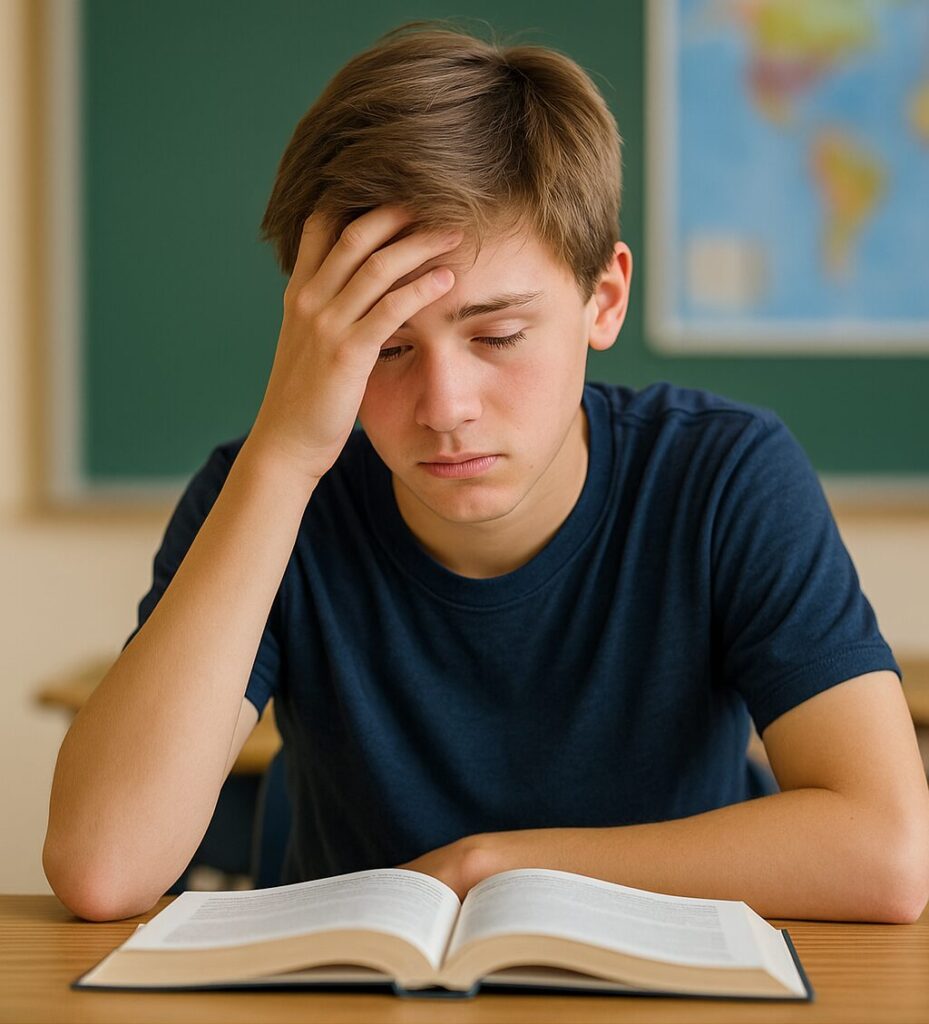A teen who suffered from breakup